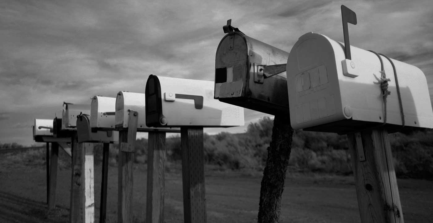 rusty mailboxes